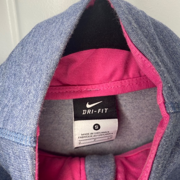 Grey and pink Nike zip-up jacket - Picture 3 of 4